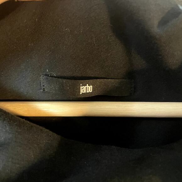 Jarbo Black Pima Cotton Classic Cowl Neck Sweater Women's EU 36 / US 4 EUC - Picture 6 of 12